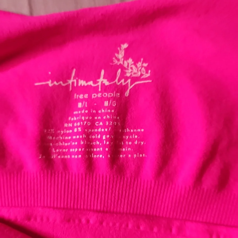 FREE PEOPLE INTIMATELY Pink Women's One-Piece Swimsuit SIZE M-L - Picture 9 of 9